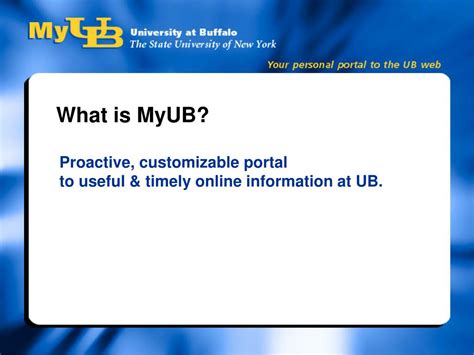 ub student portal|MyUB .